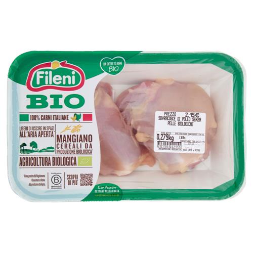 Fileni Bio Sovracosce di Pollo Senza Pelle Biologiche