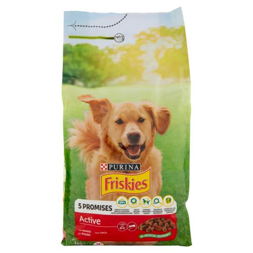 PURINA FRISKIES Cane Active con Manzo 4 kg