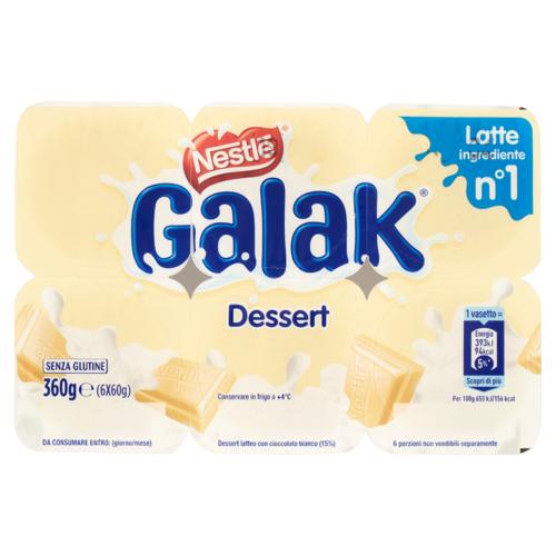 NESTLÉ Galak Dessert 6 x 60 g
