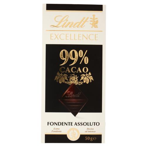 Lindt Excellence Tavoletta Cioccolato Fondente 99% 50 g