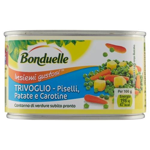 Bonduelle Insiemi gustosi Trivoglio - Piselli, Patate e Carotine 400 g