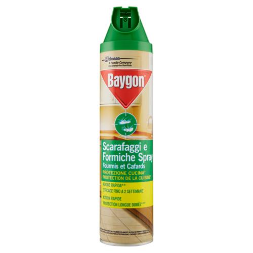 Baygon Scarafaggi e Formiche Spray Protezione Cucina* 400 ml