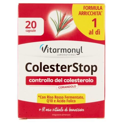 Laboratoires Vitarmonyl Colester Stop Controllo del colesterolo 20 Capsule 7,3 g