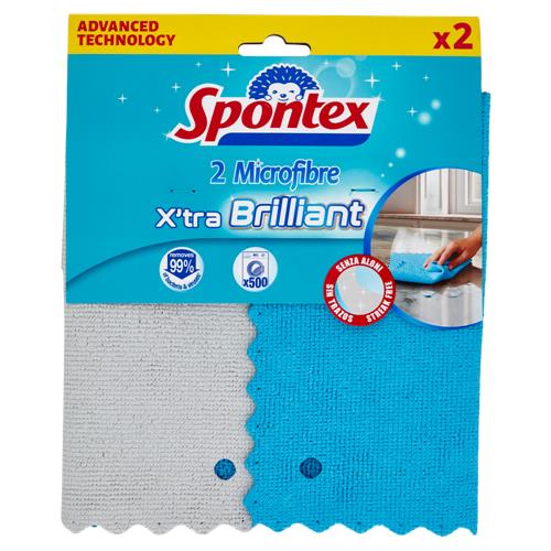 Spontex Microfibre X'tra Brilliant x2