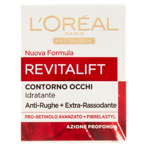 L'Oréal Paris Revitalift Contorno Occhi, Azione Anti-Rughe con Pro-Retinolo Avanzato, 15 ml