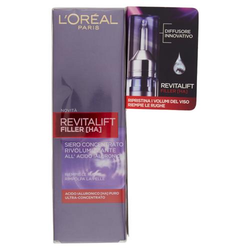 L'Oréal Paris Revitalift filler [HA] Siero concentrato rivolumizzante all'acido ialuronico 16 ml