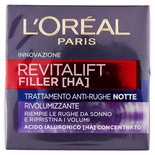 L'Oréal Paris Revitalift Filler [HA] Trattamento Anti-Rughe Notte 50 ml