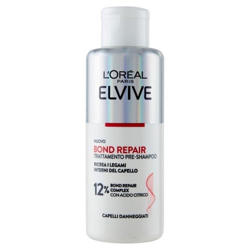L'Oréal Paris Elvive Bond Repair Pre-Shampoo Con Acido Citrico Per Capelli Danneggiati, 200 ml