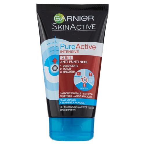 Garnier PureActive Intense - 3in1 anti-punti neri - 150 ml