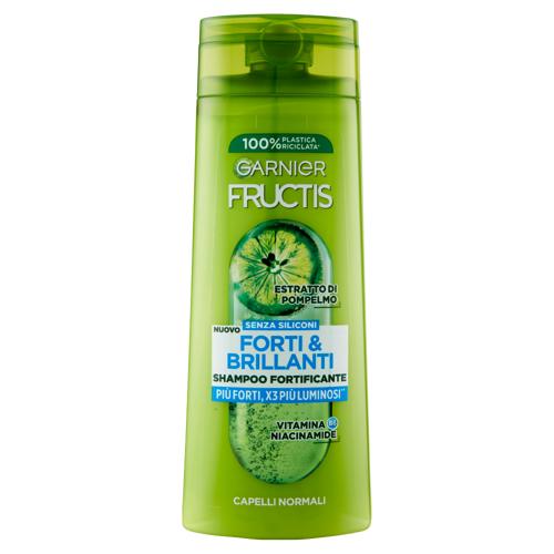 Garnier Fructis Shampoo Forti & Brillanti, shampoo fortificante per capelli normali,  250 ml
