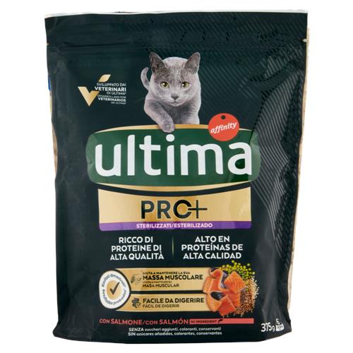 ultima Cat Pro+ Sterilizzati con Salmone 375 g