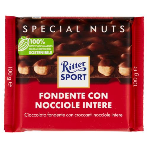 Ritter Sport Special Nuts Fondente con Nocciole Intere 100 g