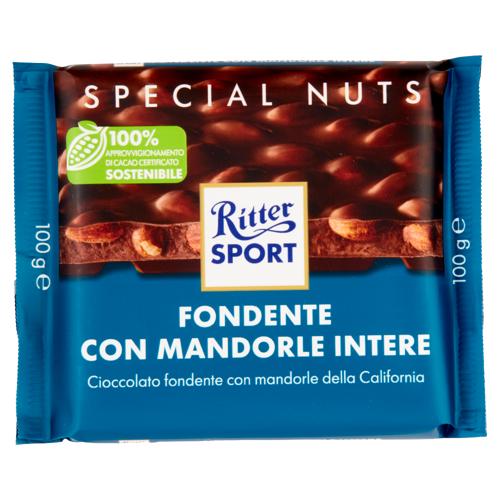 Ritter Sport Special Nuts Fondente con Mandorle Intere 100 g