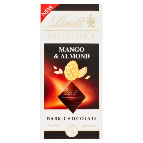 Lindt Excellence Tavoletta Cioccolato Fondente Mango 100 g