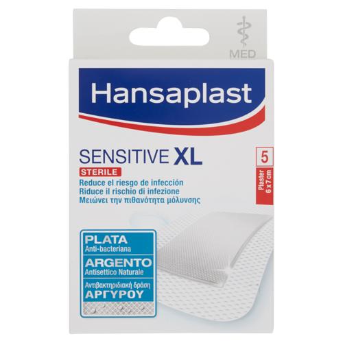 Hansaplast Sensitive XL Plaster 6 x 7 cm 5 pz