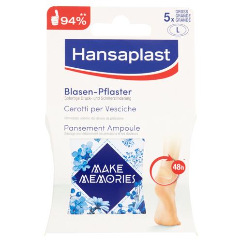 Hansaplast Cerotti per Vesciche Make Memories L 5 pz