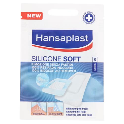 Hansaplast Silicone Soft Strips 8 pz