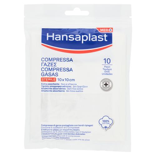 Hansaplast Med+ Compressa 10 x 10 cm 10 pz