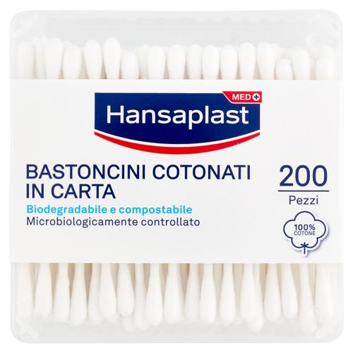 Hansaplast Med+ Bastoncini Cotonati in Carta 200 pz