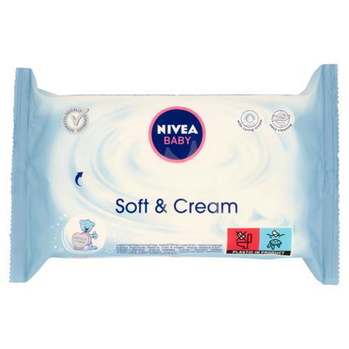 Nivea Baby Soft & Cream Salviettine 63 pz