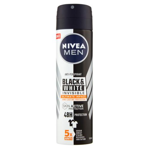 Nivea Men Anti-Perspirant Black & White Invisible Ultimate Impact 150 ml