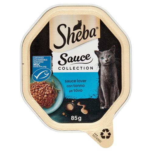 Sheba Sauce Collection in salsa cibo umido gatto sauce lover con Tonno 85g