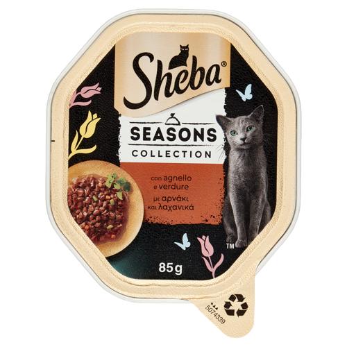 Sheba Seasons Collection in salsa cibo umido gatto Agnello e Verdure 85g