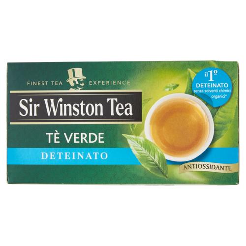 Sir Winston Tea Tè Verde Deteinato 20 x 1,75 g