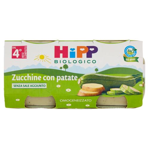 HiPP Biologico Zucchine con patate Omogeneizzato 2 x 80 g
