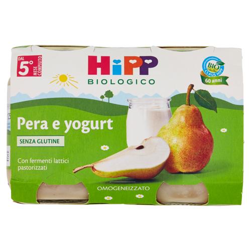 HiPP Biologico Pera e yogurt Omogeneizzato 2 x 125 g