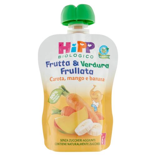 HiPP Biologico Frutta & Verdura Frullata Carota, mango e banana 90 g