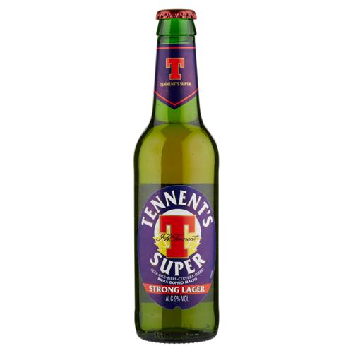 TENNENT'S SUPER Birra strong lager doppio malto bottiglia 35,5cl