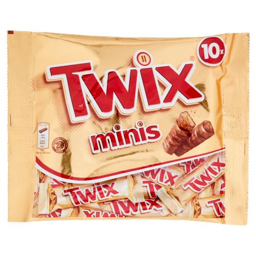 Twix Minis Barrette Snack al Cioccolato con Caramello 227 g