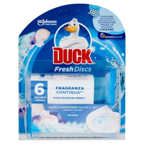 Duck Fresh Discs - Base per Dischi Gel Igienizzanti WC, Fragranza Marine 36ml