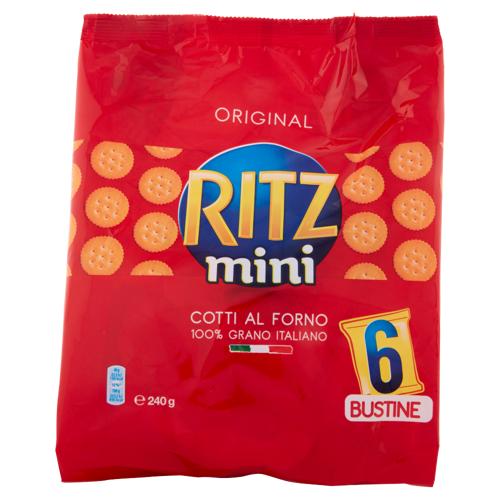 Ritz Original Mini Crackers Multipack 6 Bustine - 240g