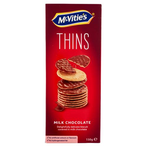 McVitie's Thins Milk Chocolate 150 g