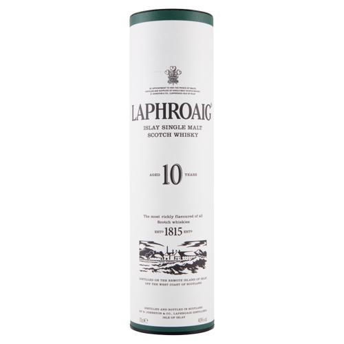 Laphroaig Aged 10 Years Islay Single Malt Scotch Whisky 70 cl