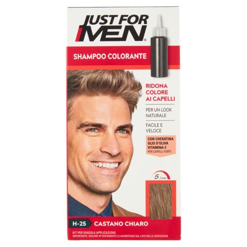 Just For Men Shampoo Colorante H-25 Castano Chiaro
