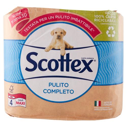 Scottex Pulito Completo Carta Igienica 4 pz