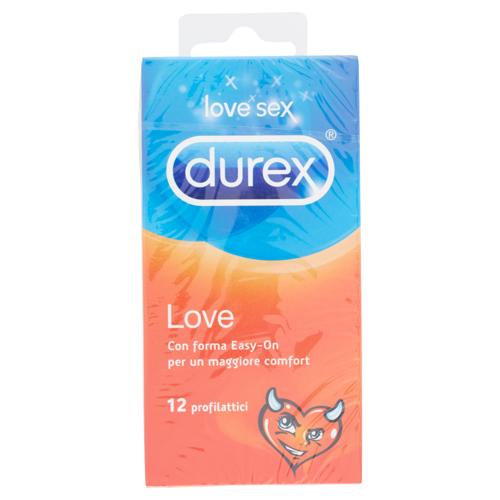 Durex Preservativi Love, 12 Profilattici