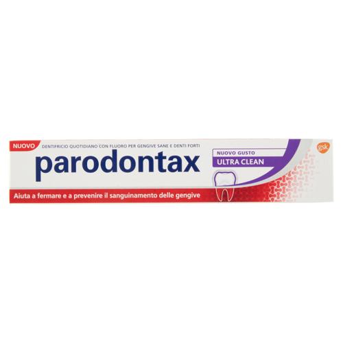 Parodontax ultra clean dentifricio quotidiano con fluoro per gengive più sane e denti forti 75 ml
