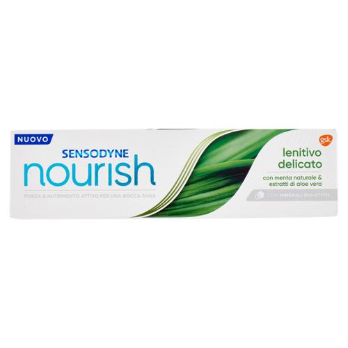 Sensodyne Nourish lenitivo delicato dentifricio con fluoro gusto menta naturale e aloe vera 75 ml
