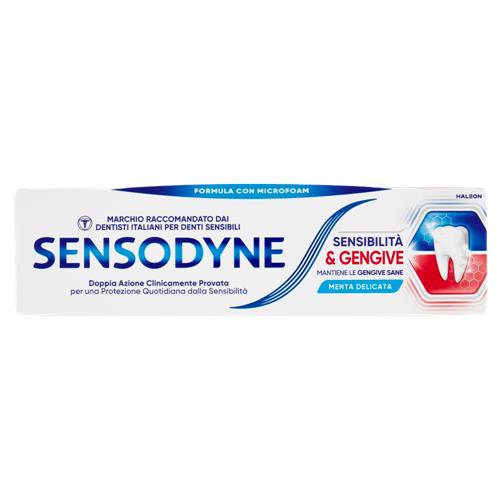 Sensodyne Sensibilità & Gengive, Dentifricio per Denti sensibili e Fastidi Gengivali, 75ml