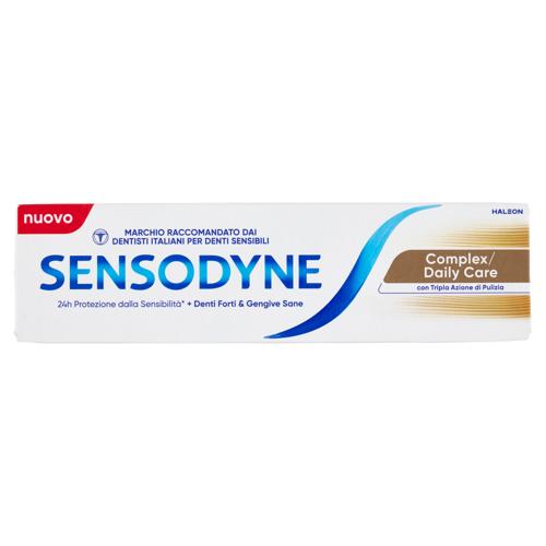 Sensodyne Dentifricio Complex/Daily Care per Denti Sensibili, Tripla Azione di Pulizia 75 ml