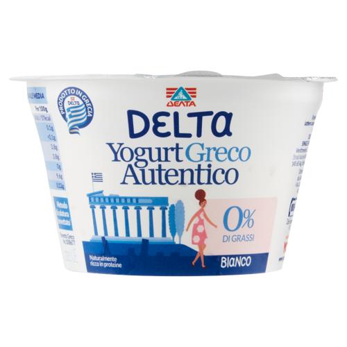 Delta Yogurt Greco Autentico 0% di Grassi Bianco 150 g