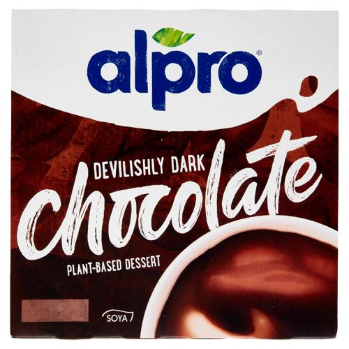 alpro Dessert 100% Vegetale al gusto Cioccolato Fondente 4x125 g