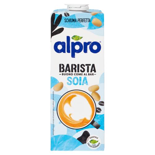 ALPRO Soia Barista, Bevanda alla Soia 100% vegetale, ideale col caffè, con vitamine B2, B12 e D, 1 L