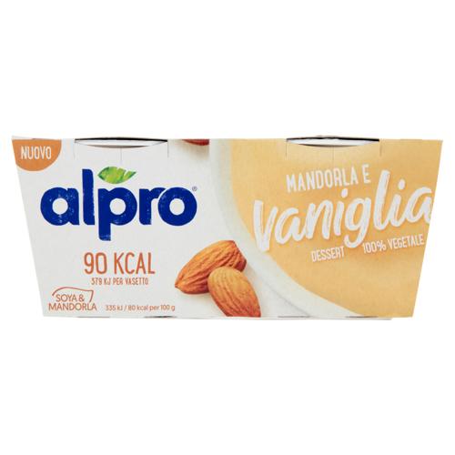 alpro Mandorla e Vaniglia Dessert 100% Vegetale 2 x 113 g