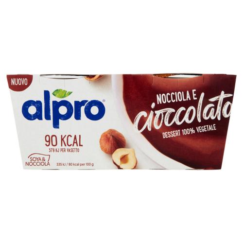 alpro Nocciola e Cioccolato Dessert 100% Vegetale 2 x 113 g