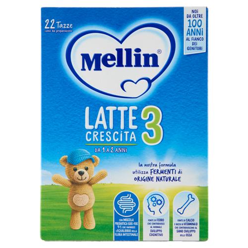 MELLIN 3 - Latte di Crescita in Polvere per Bambini da 1 a 2 anni 770g